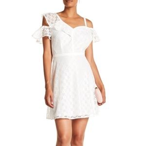 Guess Lace Mini White Dress 8